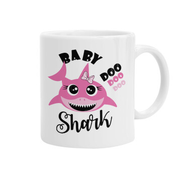 Baby Shark (girl), Ceramic coffee mug, 330ml