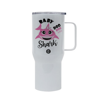 Baby Shark (girl), Mega Stainless steel Tumbler with lid, double wall 750L