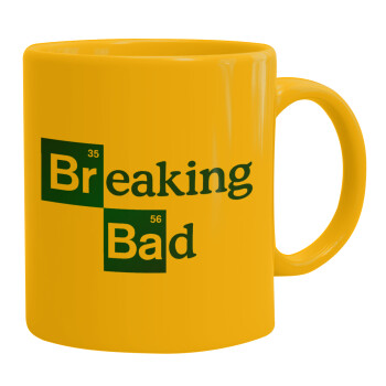 Breaking Bad, Κούπα, κεραμική κίτρινη, 330ml