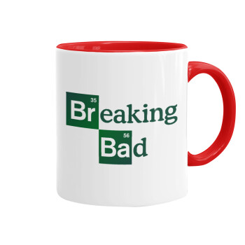 Breaking Bad, Κούπα χρωματιστή κόκκινη, κεραμική, 330ml