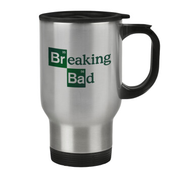 Breaking Bad, Stainless steel travel mug with lid, double wall 450ml