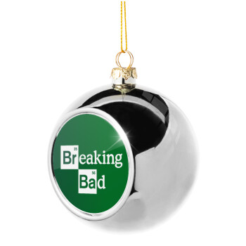 Breaking Bad, Silver 8cm Christmas tree ball ornament