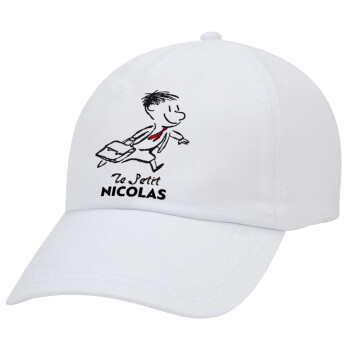Le Petit Nicolas, Καπέλο Ενηλίκων Baseball Λευκό 5-φύλλο (POLYESTER, ΕΝΗΛΙΚΩΝ, UNISEX, ONE SIZE)