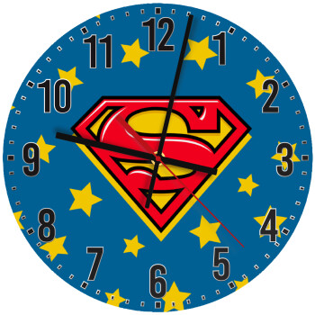 Superman Blue, Ρολόι τοίχου ξύλινο (30cm)