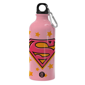 Superman Pink, Παγούρι νερού 600ml