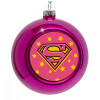 Purple Christmas tree ornament bauble 8cm