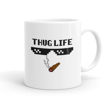 thug life, Ceramic coffee mug, 330ml