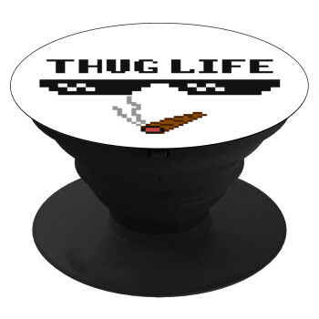 thug life, Phone Holders Stand  Μαύρο Βάση Στήριξης Κινητού στο Χέρι