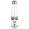 Metal mug thermos White (Stainless steel), double wall, 500ml