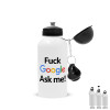 Metal water bottle, White, aluminum 500ml