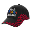 Adult Cap RACING Ultimate Black/Red, (100% COTTON DRILL, ADULT, UNISEX, ONE SIZE)