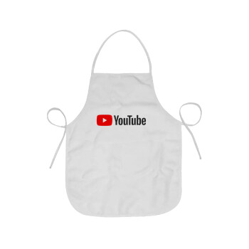 Youtube, Chef Apron Short Full Length Adult (63x75cm)