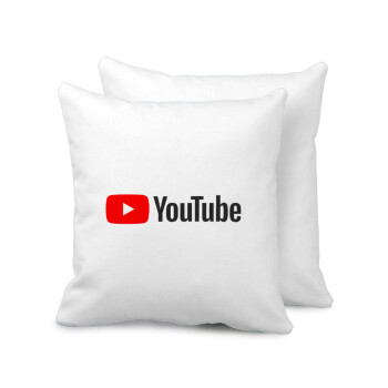 Youtube, Sofa cushion 40x40cm includes filling