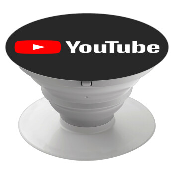 Youtube, Phone Holders Stand  Λευκό Βάση Στήριξης Κινητού στο Χέρι