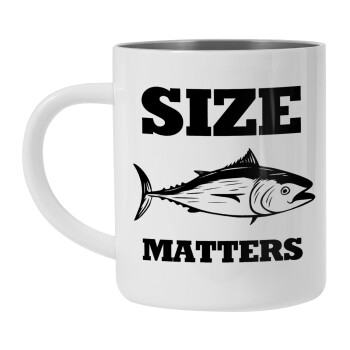 Size matters, Mug Stainless steel double wall 300ml