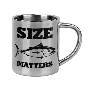 Size matters, Mug Stainless steel double wall 300ml