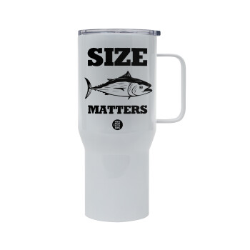 Size matters, Mega Stainless steel Tumbler with lid, double wall 750L