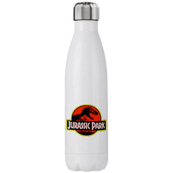 Jurassic park, Μεταλλικό παγούρι θερμός (Stainless steel), διπλού τοιχώματος, 750ml