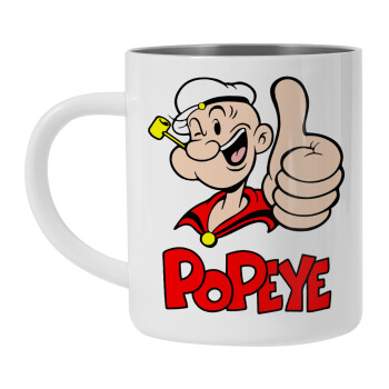 Popeye the sailor man, Mug Stainless steel double wall 450ml