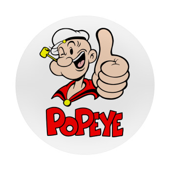 Popeye the sailor man, Mousepad Round 20cm