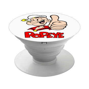 Popeye the sailor man, Phone Holders Stand  White Hand-held Mobile Phone Holder