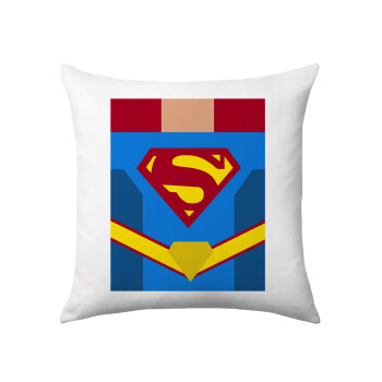 Superman flat, Sofa cushion 40x40cm includes filling