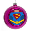 Purple Christmas tree ornament bauble 8cm