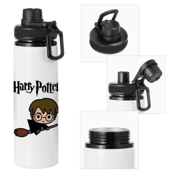 Harry potter kid, Μεταλλικό παγούρι νερού με καπάκι ασφαλείας, αλουμινίου 850ml