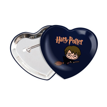 Harry potter kid, Κονκάρδα παραμάνα καρδιά (57x52mm)