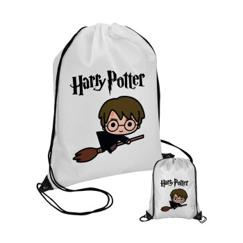 Harry potter kid, Τσάντα πουγκί με μαύρα κορδόνια (1 τεμάχιο)
