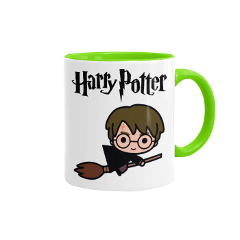 Harry potter kid, Mug colored light green, ceramic, 330ml