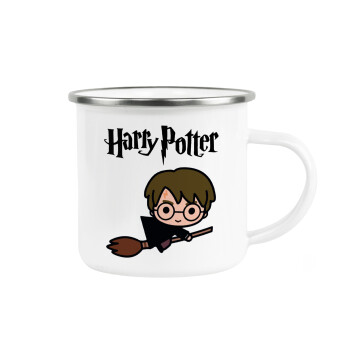 Harry potter kid, Metallic enamel cup white 360ml