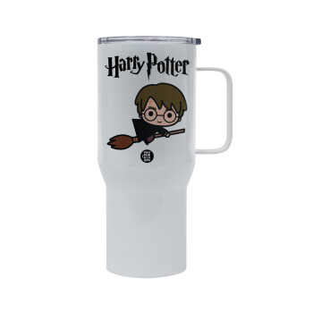 Harry potter kid, Mega Stainless steel Tumbler with lid, double wall 750L