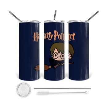 Harry potter kid, 360 Eco friendly stainless steel tumbler 600ml, with metal straw & cleaning brush