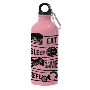 Eat Sleep Game Repeat, Water bottle 600ml