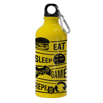 Eat Sleep Game Repeat, Water bottle 600ml