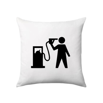 Fuel crisis, Sofa cushion 40x40cm includes filling