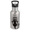 Metallic Silver with straw (500ml)