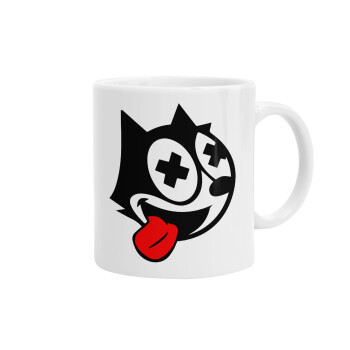 helix the cat, Ceramic coffee mug, 330ml (1pcs)
