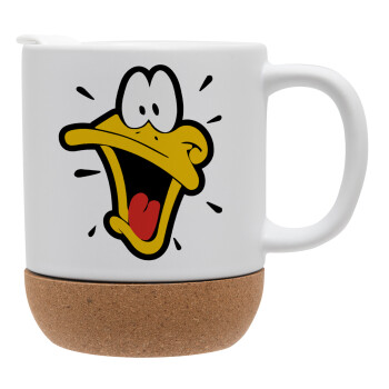 Daffy Duck, Ceramic coffee mug Cork (MAT), 330ml (1pcs)