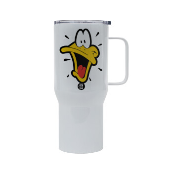 Daffy Duck, Mega Stainless steel Tumbler with lid, double wall 750L