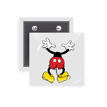 Mickey hide..., Κονκάρδα παραμάνα τετράγωνη 5x5cm