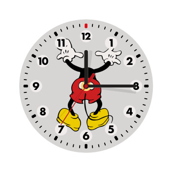 Mickey hide..., Wooden wall clock (20cm)