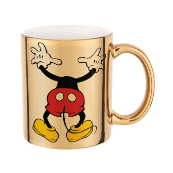 Mickey hide..., Mug ceramic, gold mirror, 330ml