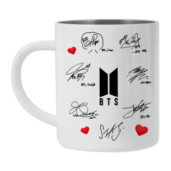 BTS signatures, Mug Stainless steel double wall 450ml