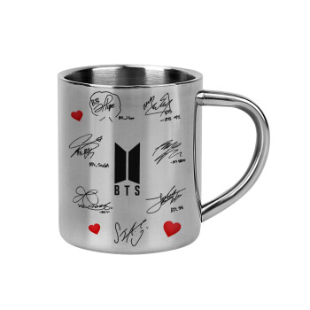 BTS signatures, Mug Stainless steel double wall 300ml