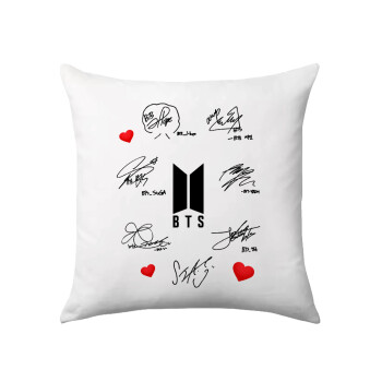 BTS signatures, Sofa cushion 40x40cm includes filling