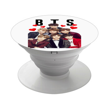 BTS hearts, Phone Holders Stand  White Hand-held Mobile Phone Holder