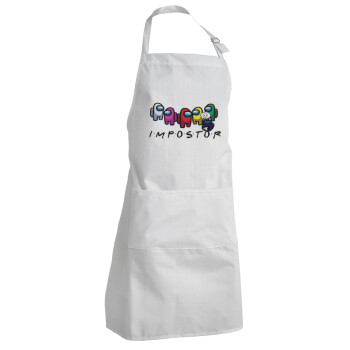 Among US impostor, Adult Chef Apron (with sliders and 2 pockets)