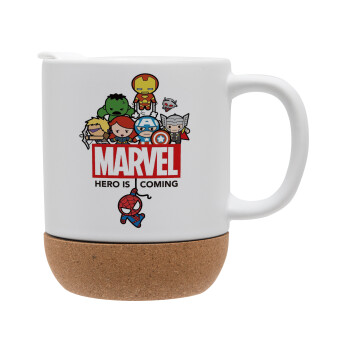 MARVEL, Ceramic coffee mug Cork (MAT), 330ml (1pcs)